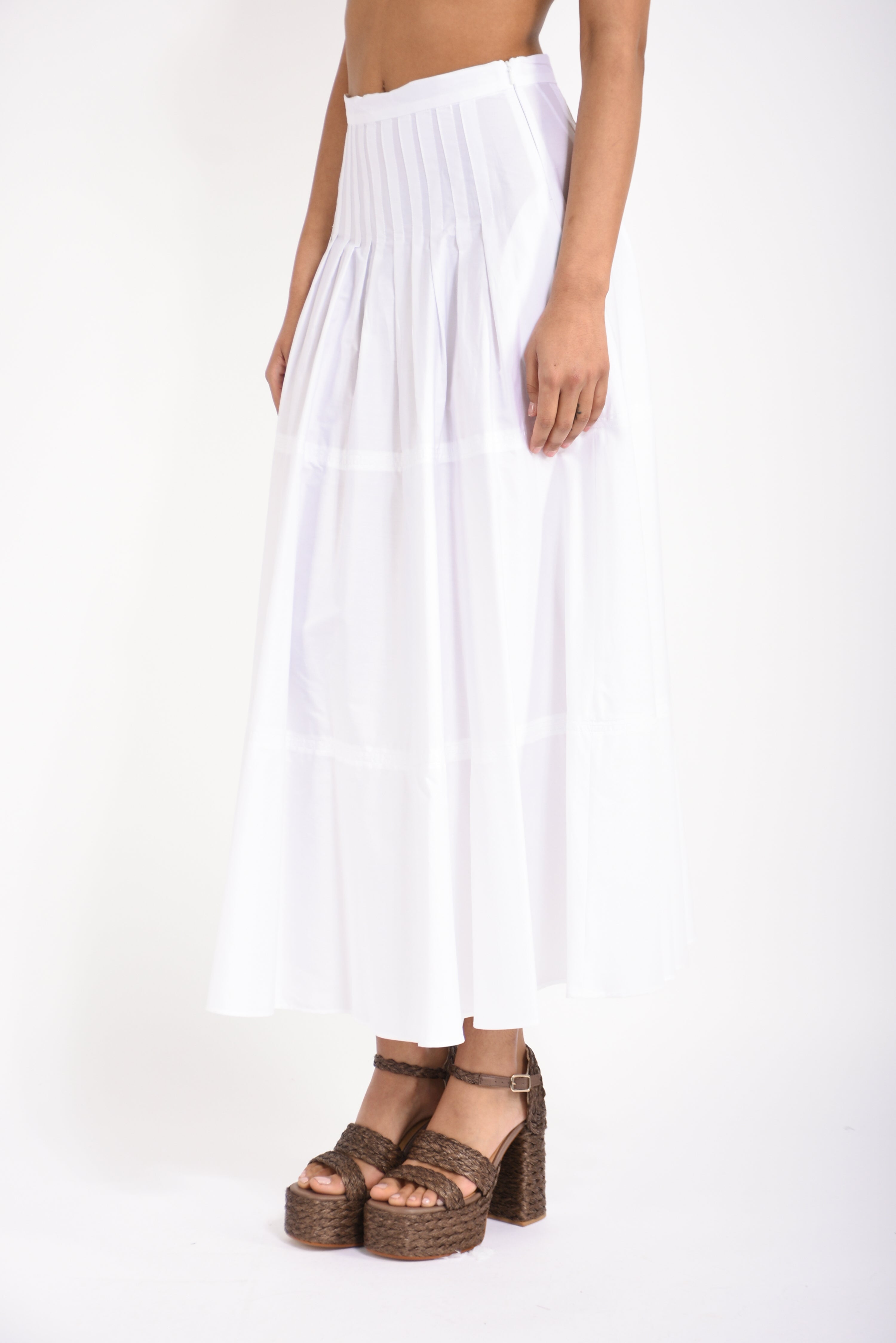 gonna lunga in cotone opera