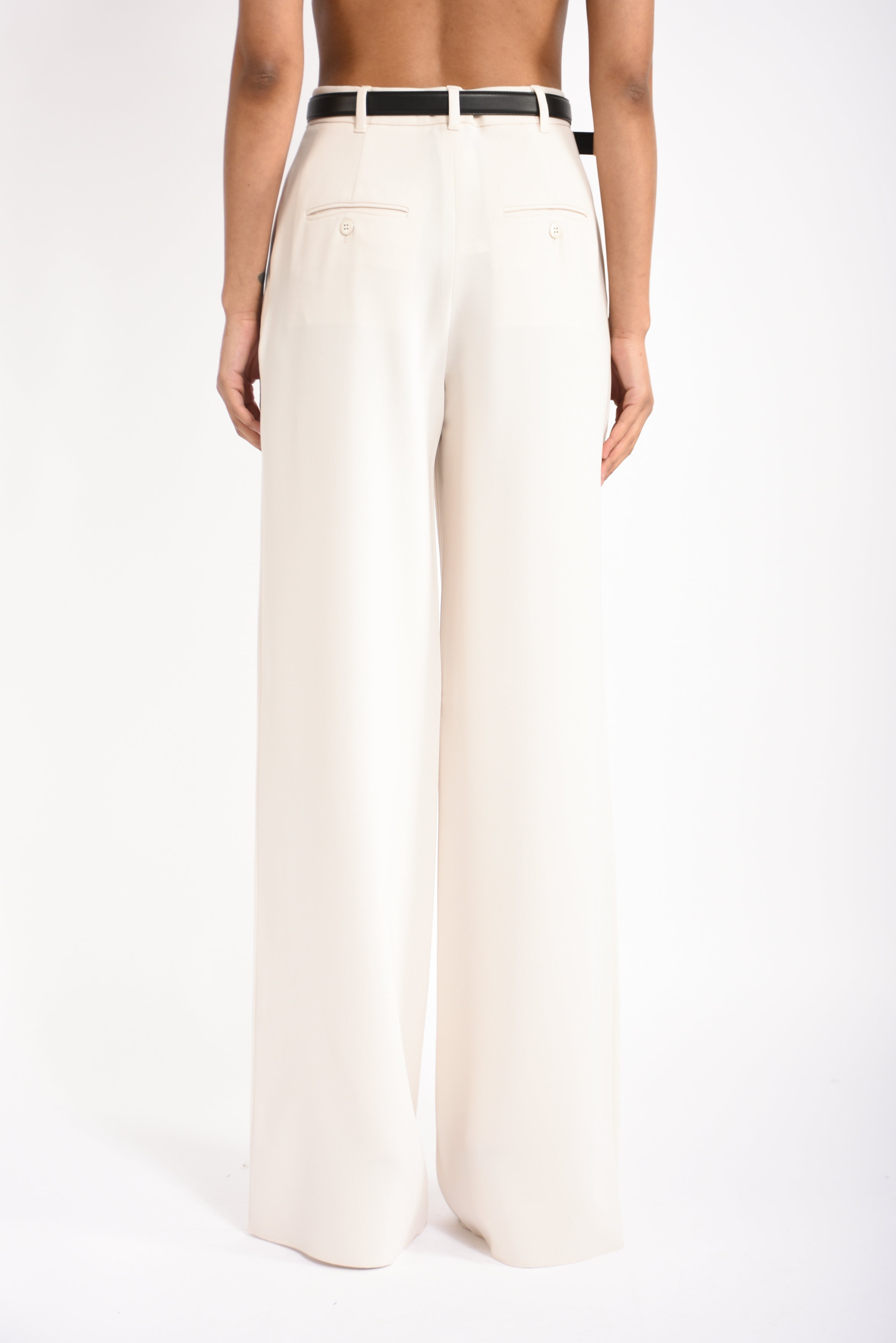 pantaloni wide leg in cady amico