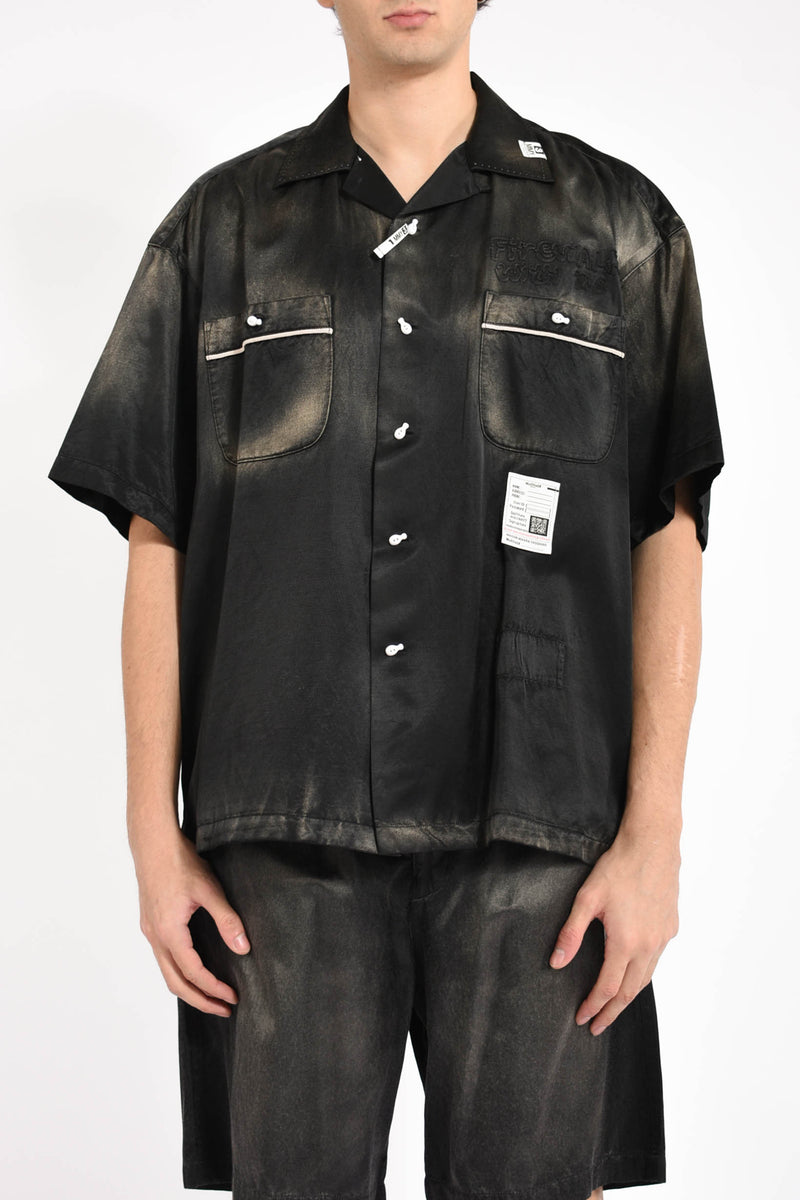 camicia aged satin