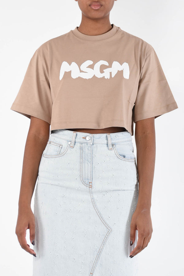 MSGM t-shirt cropped