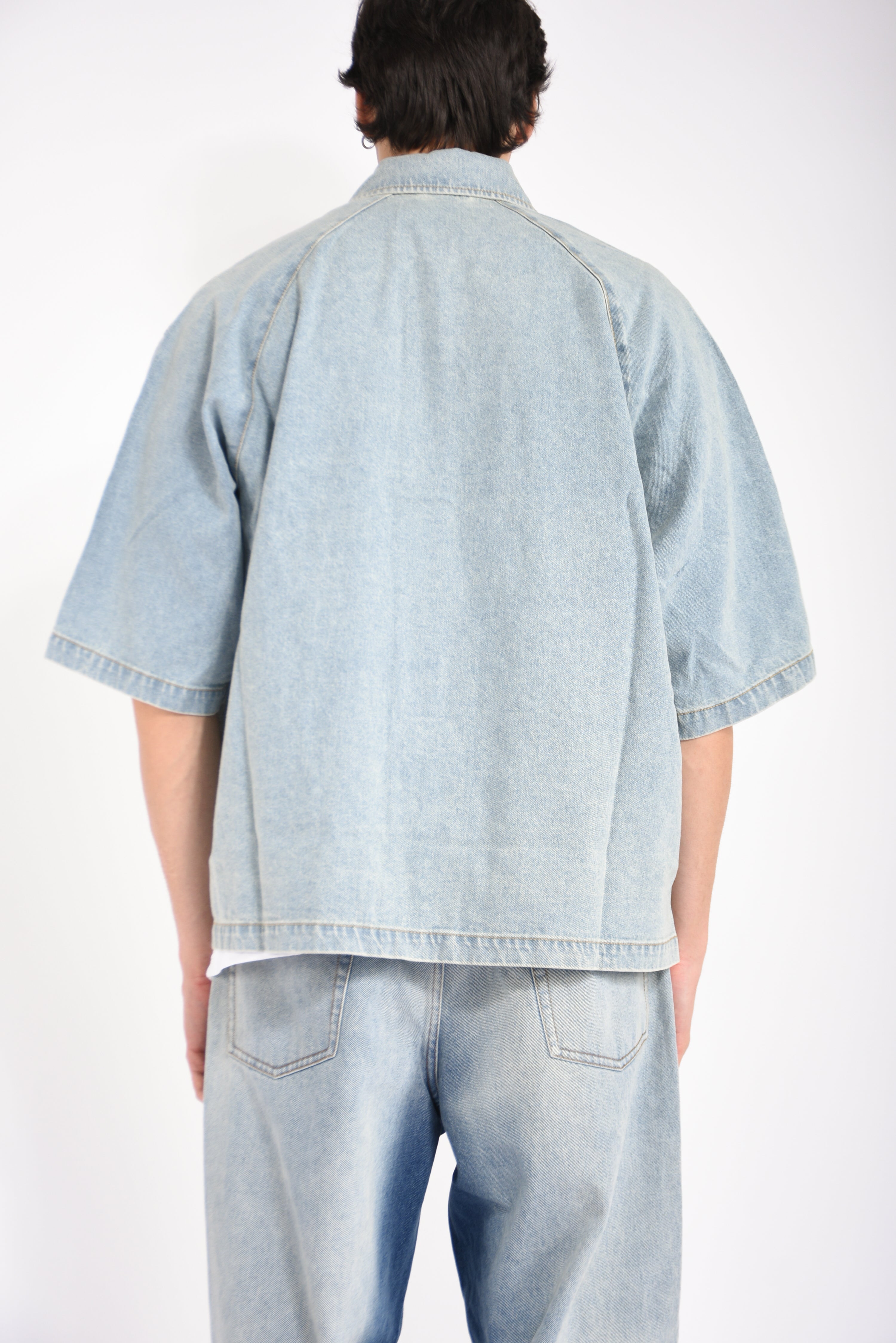 camicia lyocell short sleeves