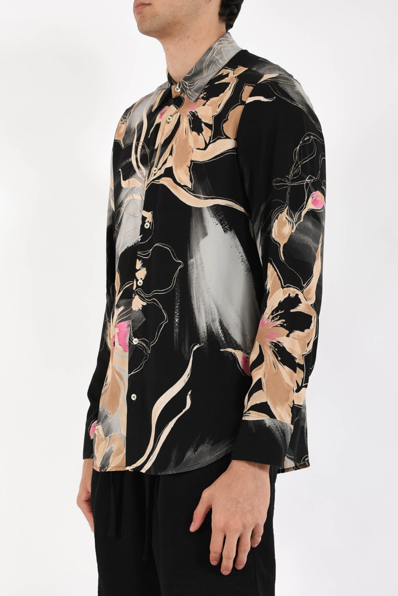 Camicia fantasia in viscosa