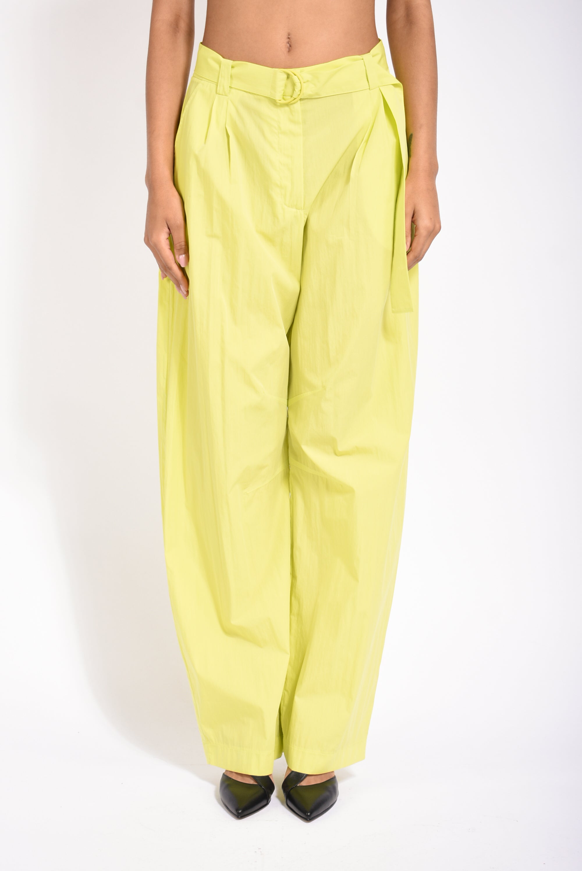 Pantaloni ampi in cotone