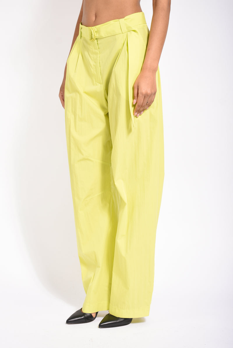 Pantaloni ampi in cotone