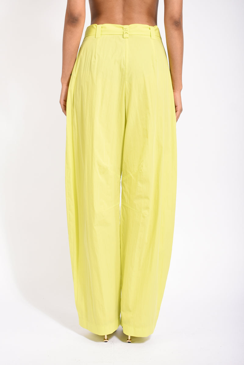 Pantaloni ampi in cotone