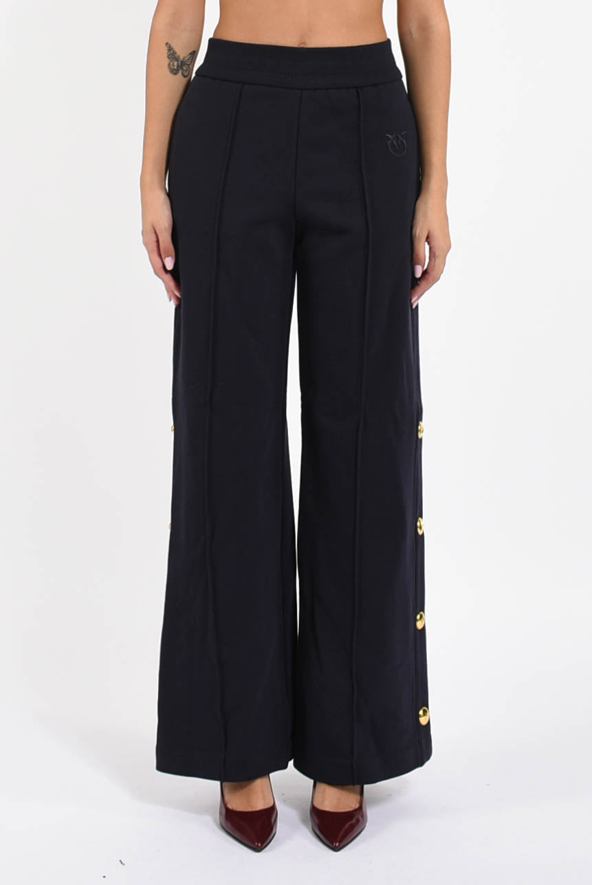 pantaloni joogger con bottoni
