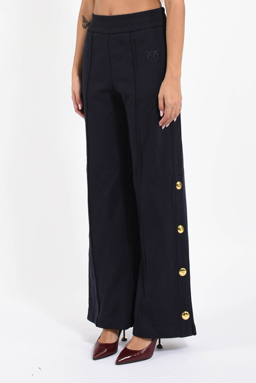 pantaloni joogger con bottoni