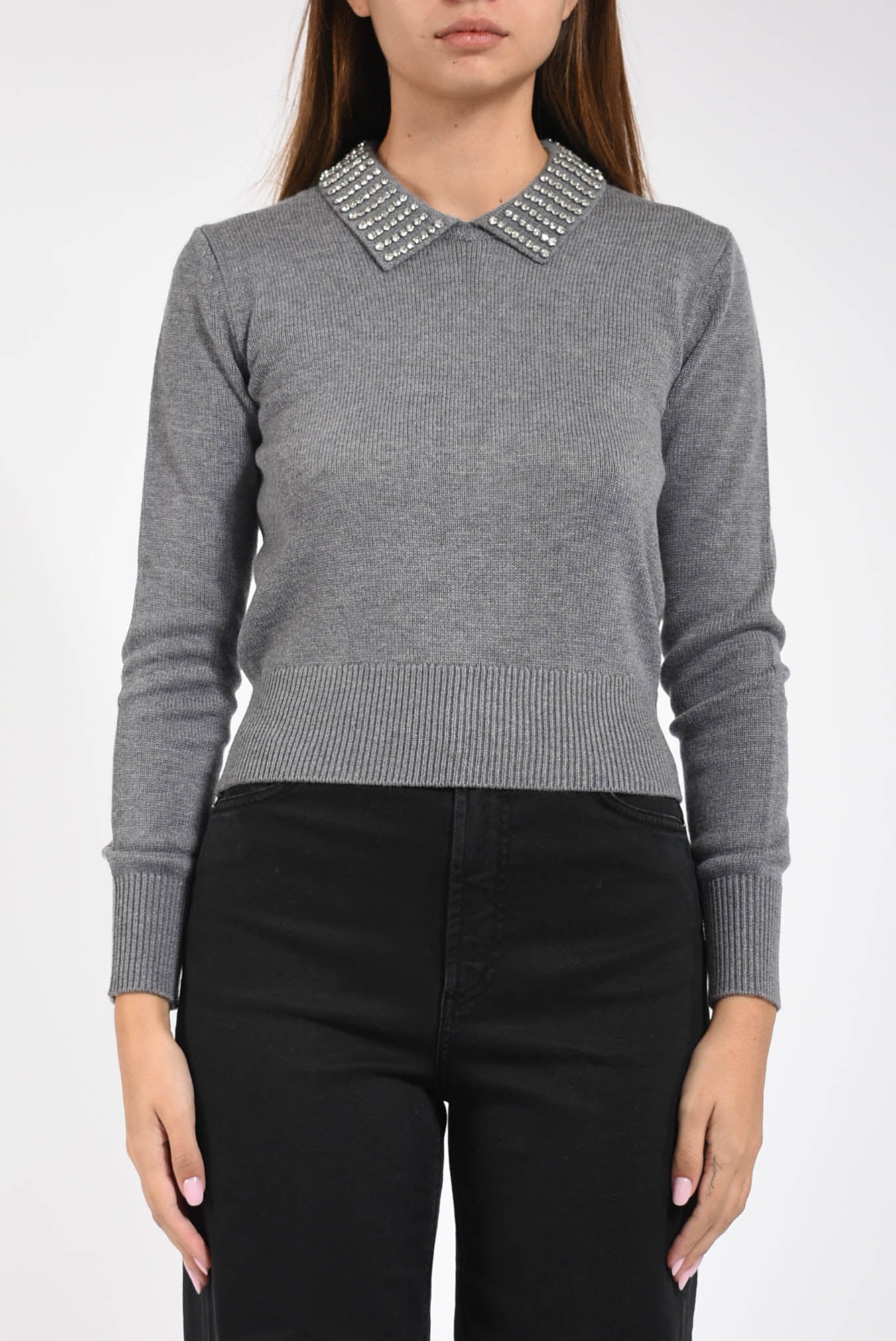 maglia con colletto modello ventotene
