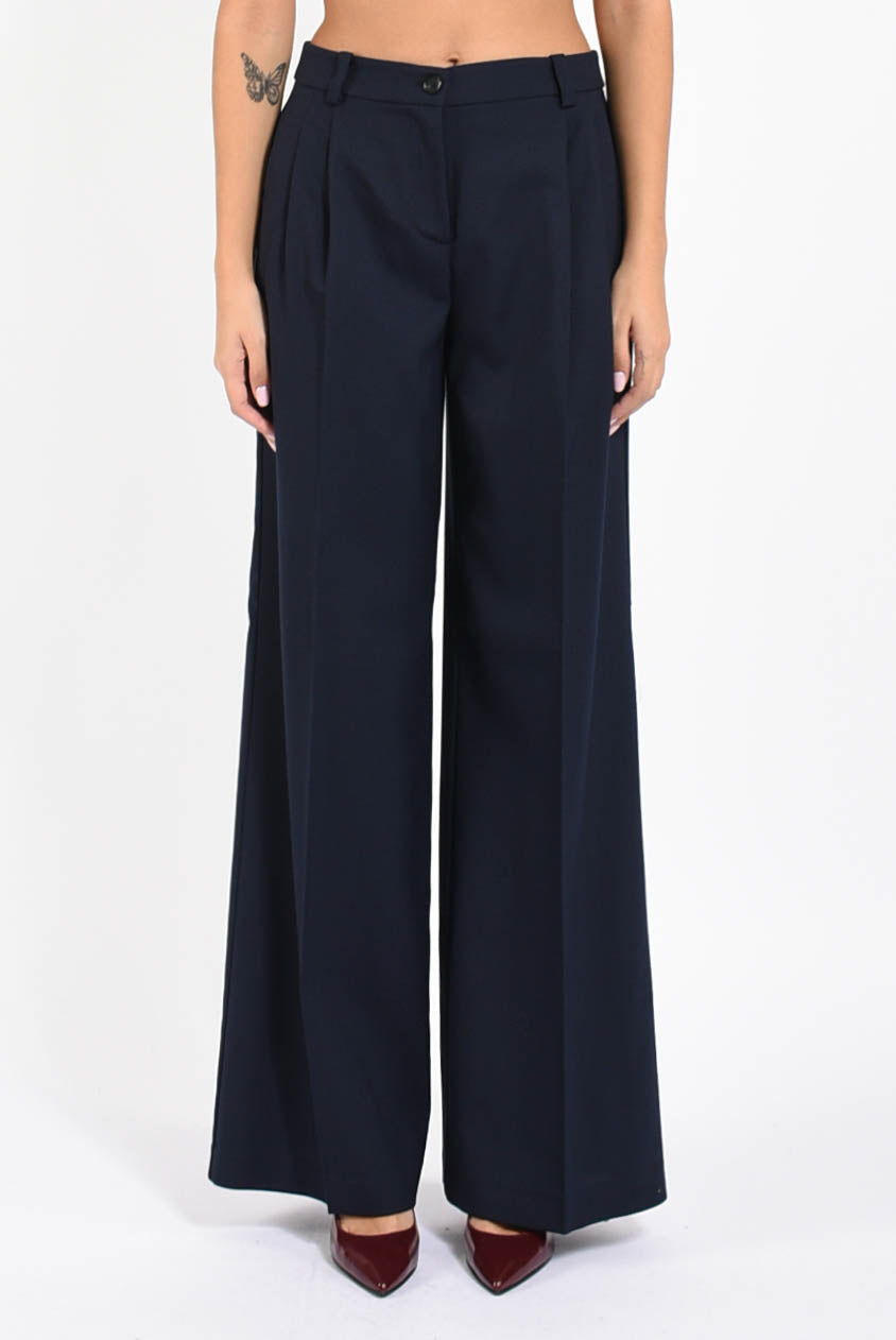 pantaloni a palazzo modello riso