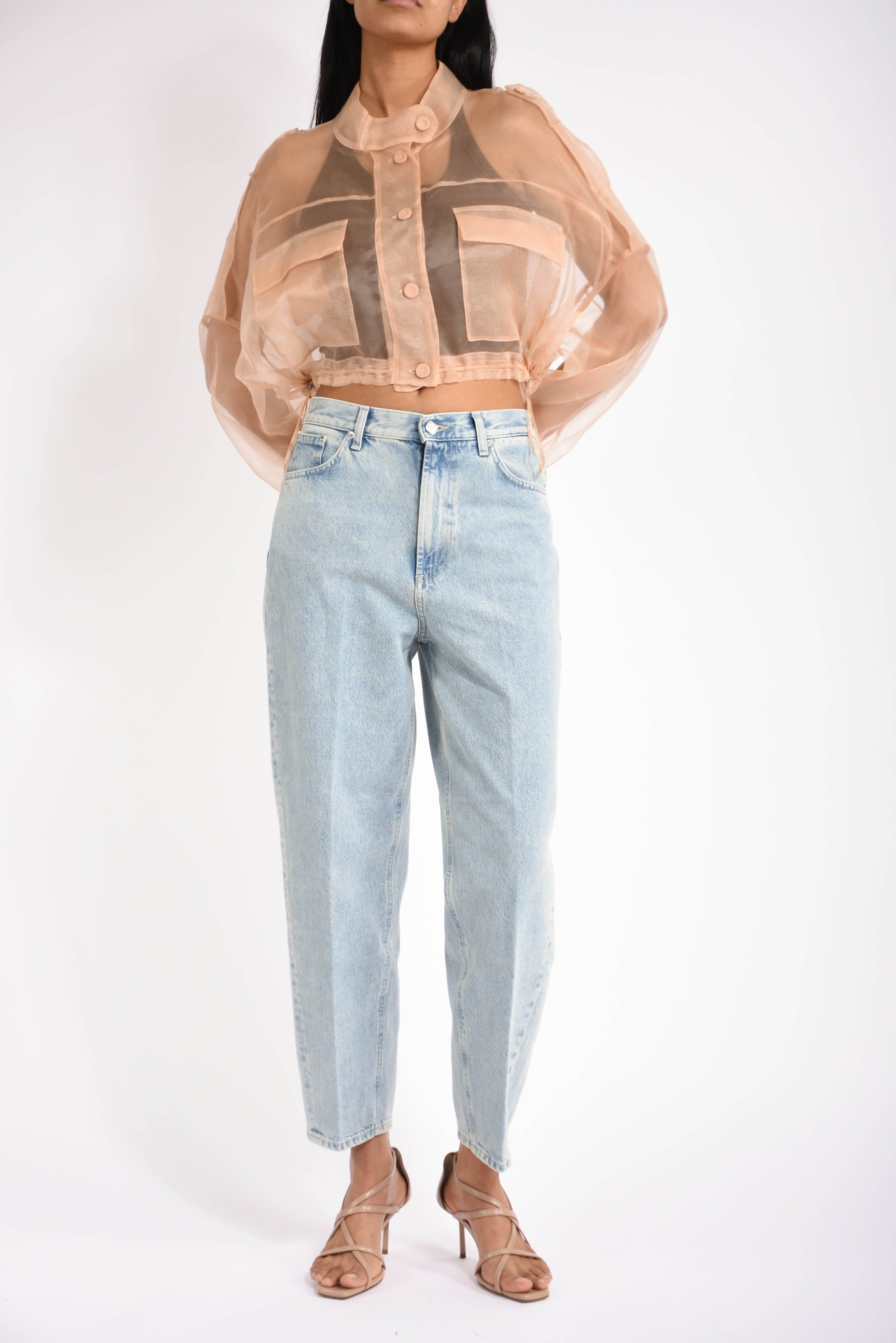 caban in organza longan