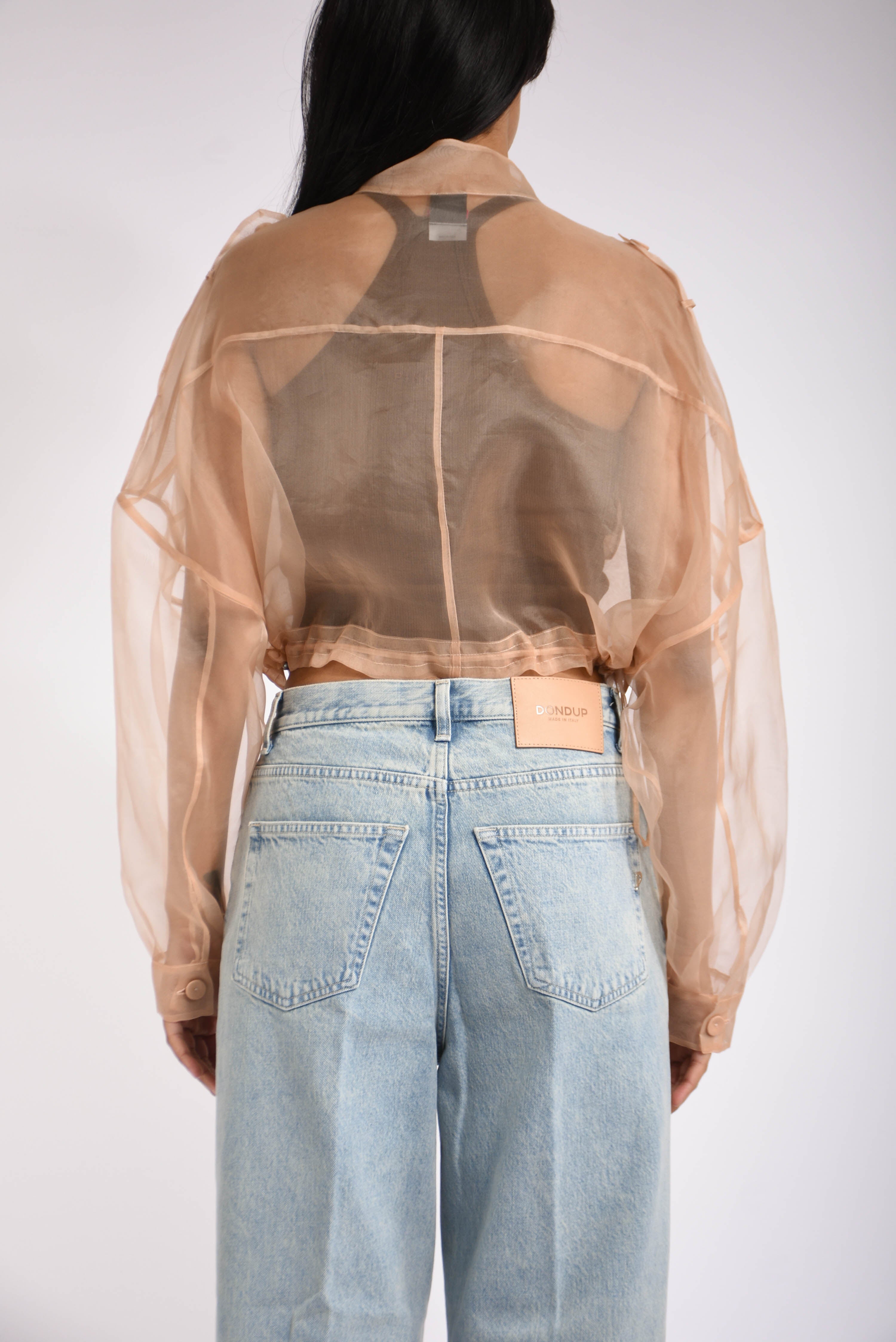 caban in organza longan