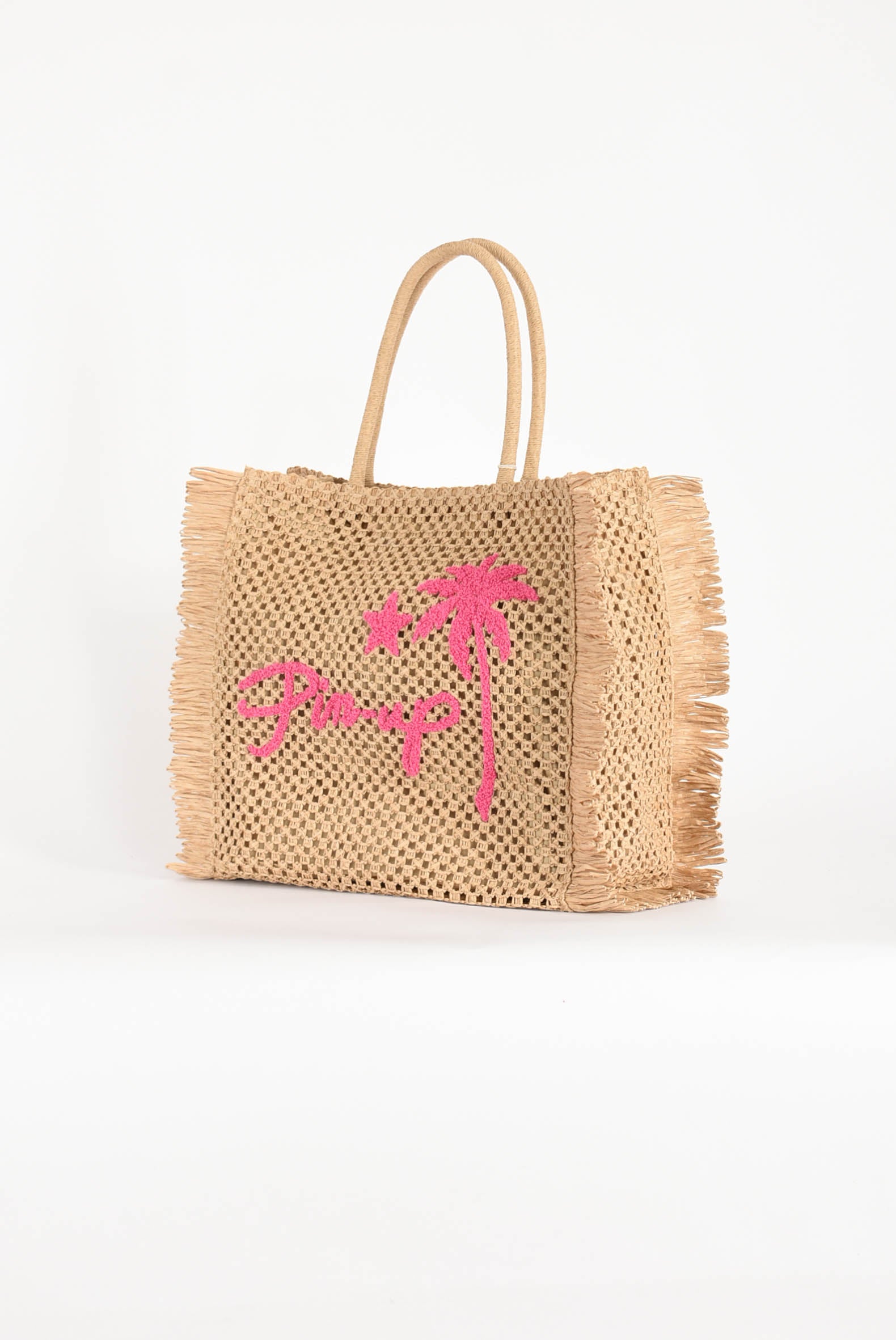 borsa shopper grande in rafia