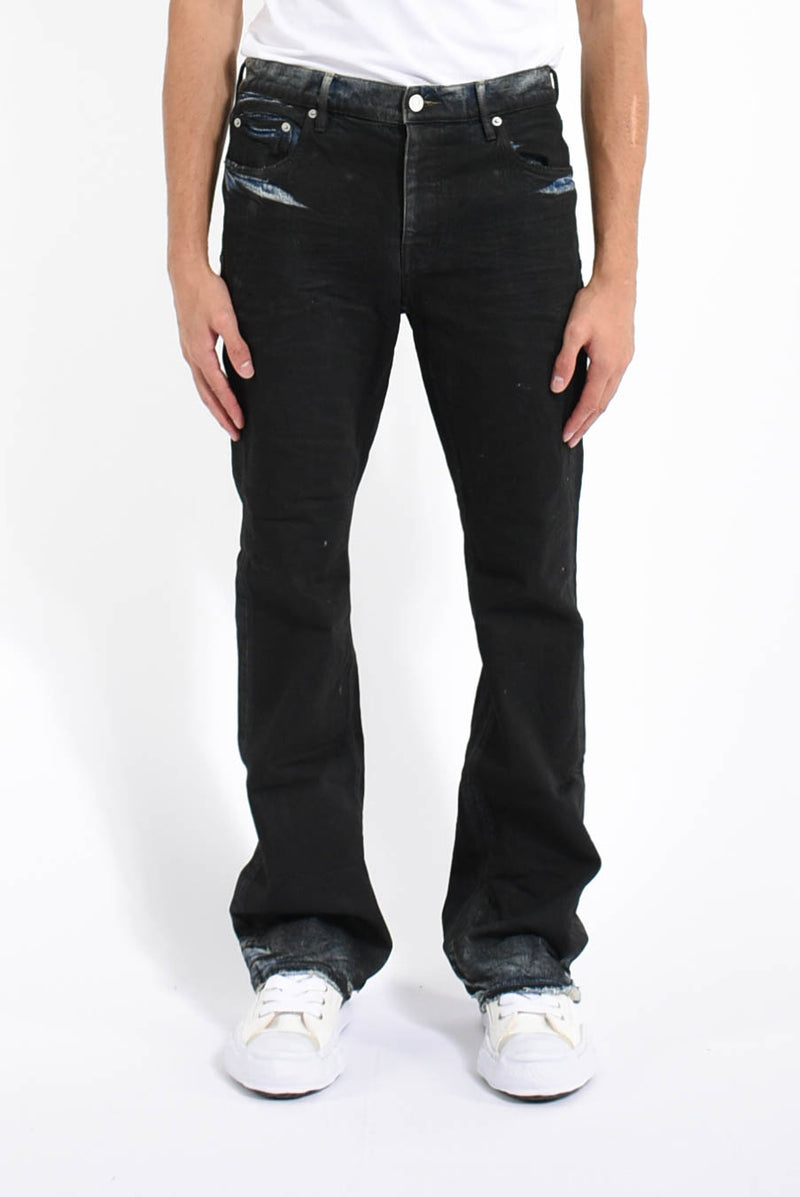 Jeans dirty coated flare