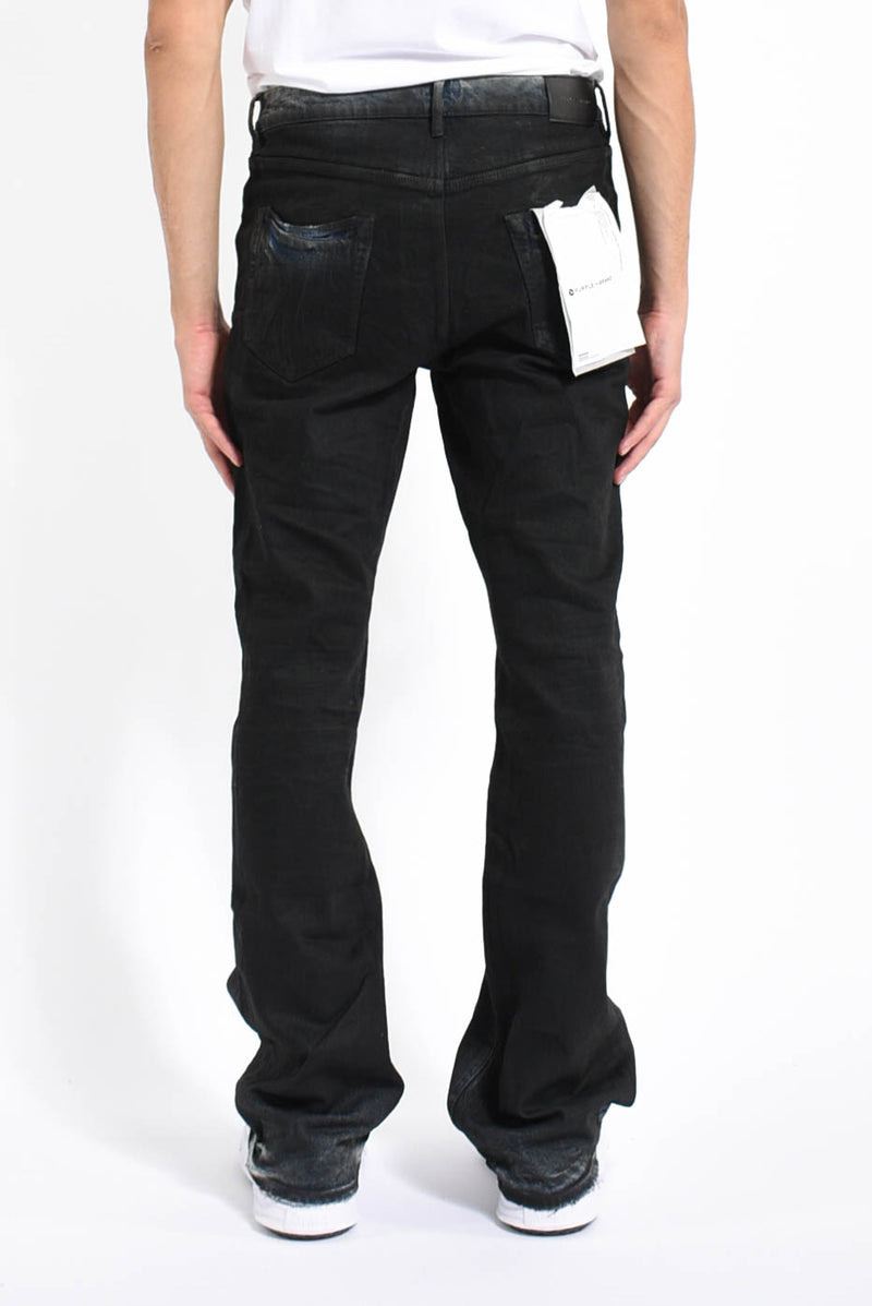Jeans dirty coated flare