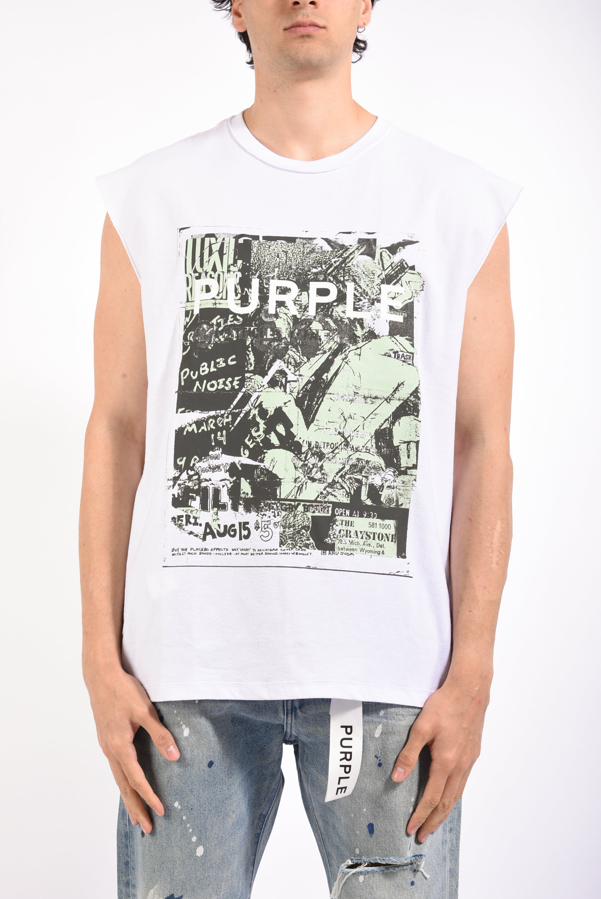 T-shirt smanicata
