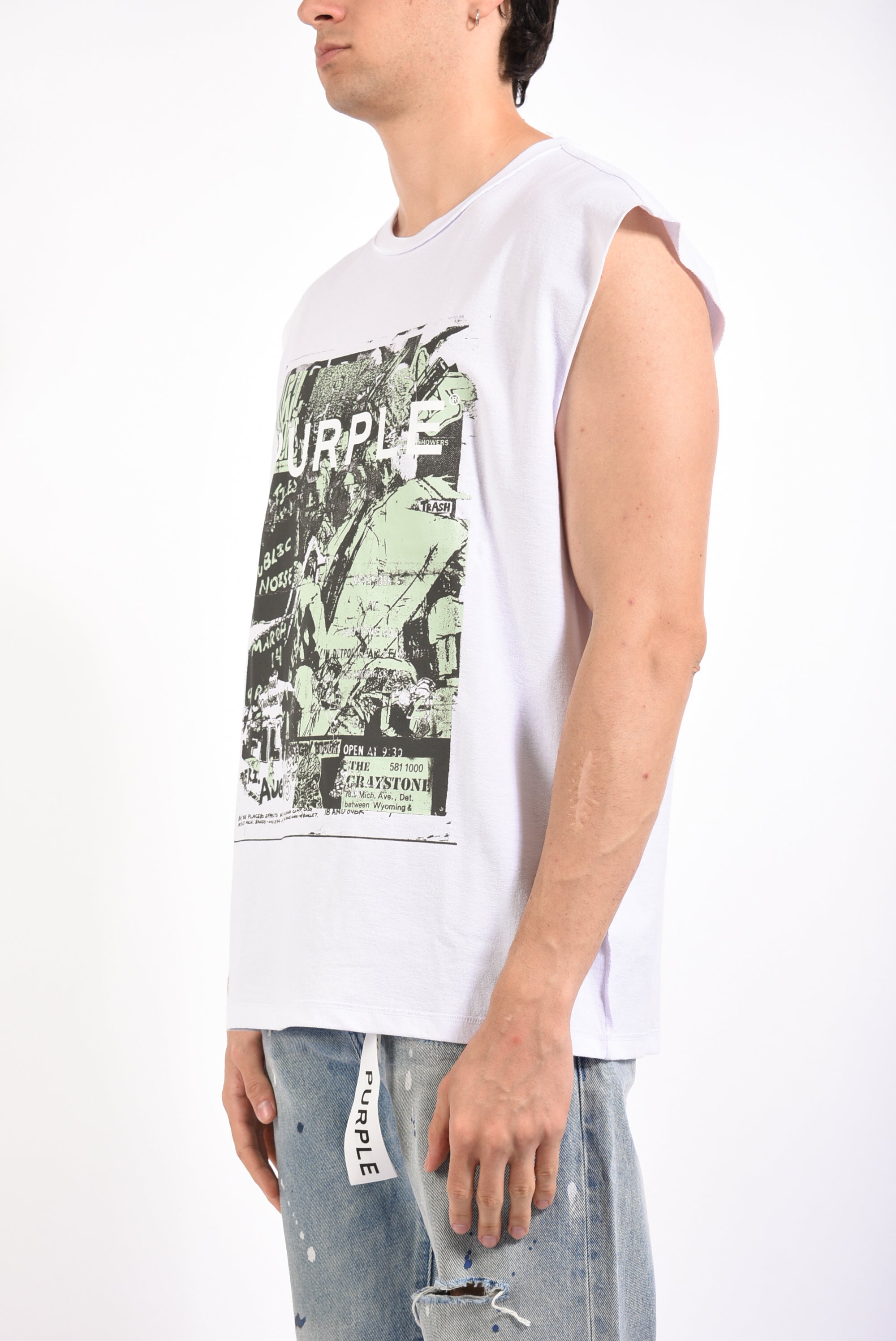 T-shirt smanicata