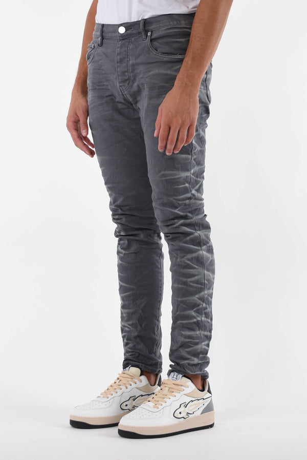PURPLE Jeans charcoal faded side seam