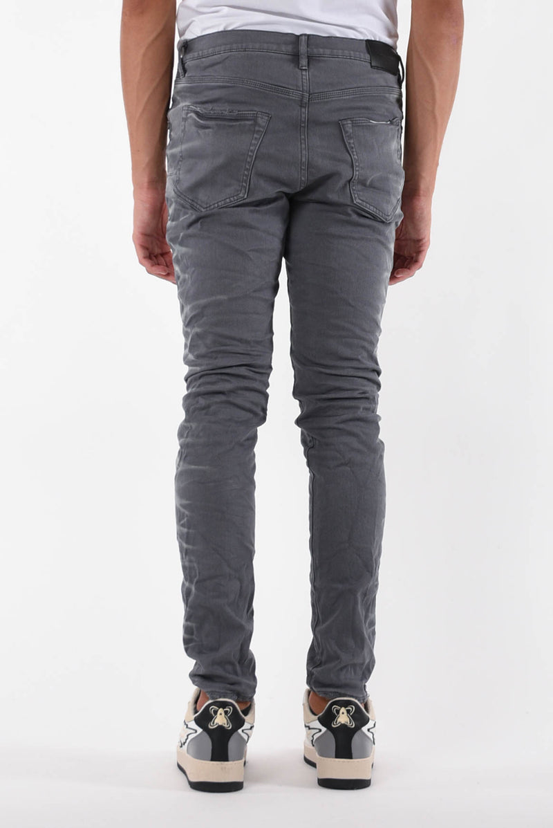 PURPLE Jeans charcoal faded side seam