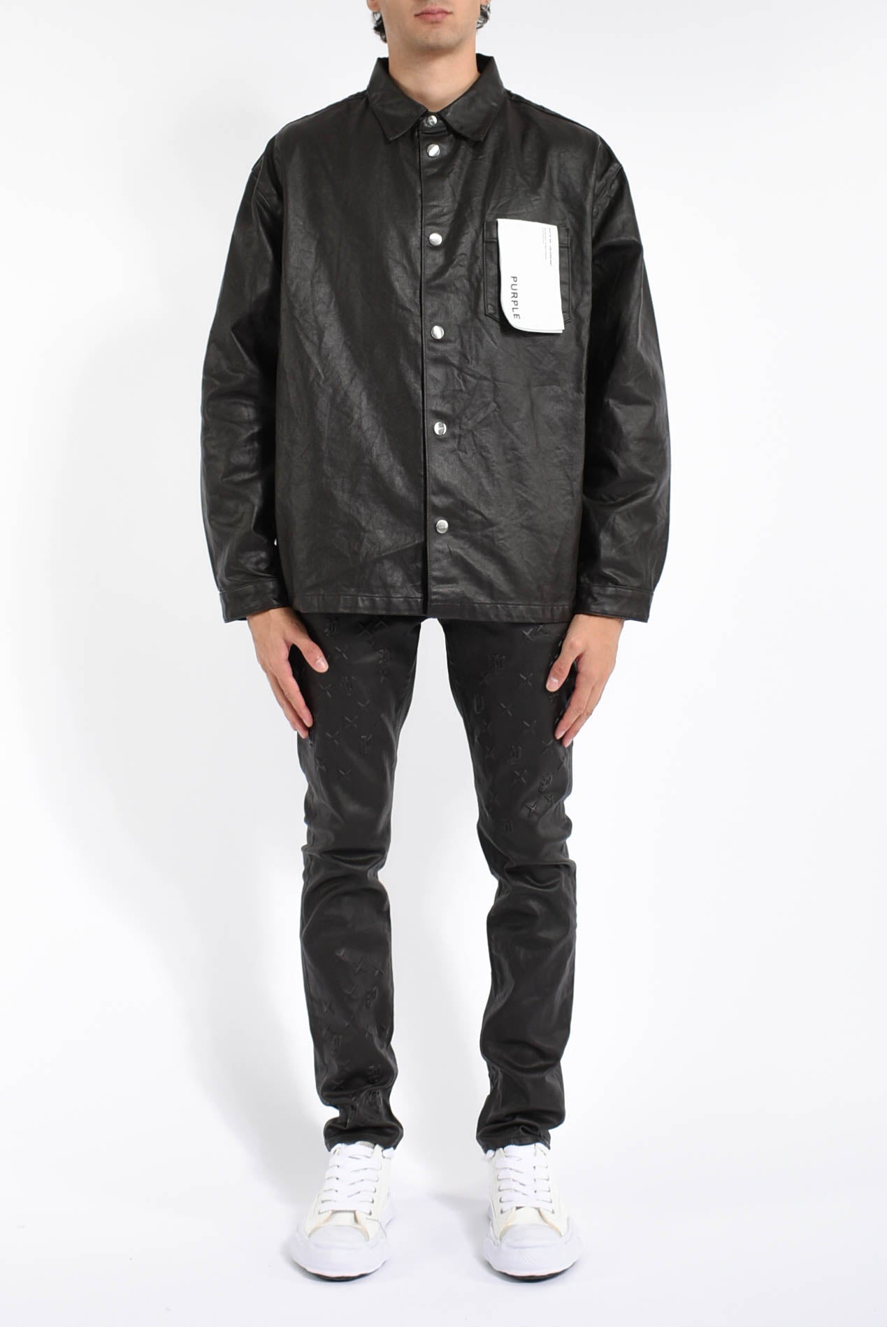Camicia mono embossed film