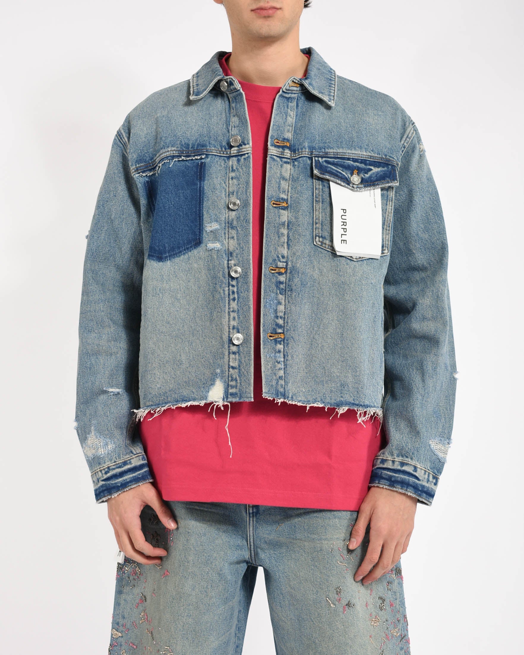 giubbino Distressed Cropped