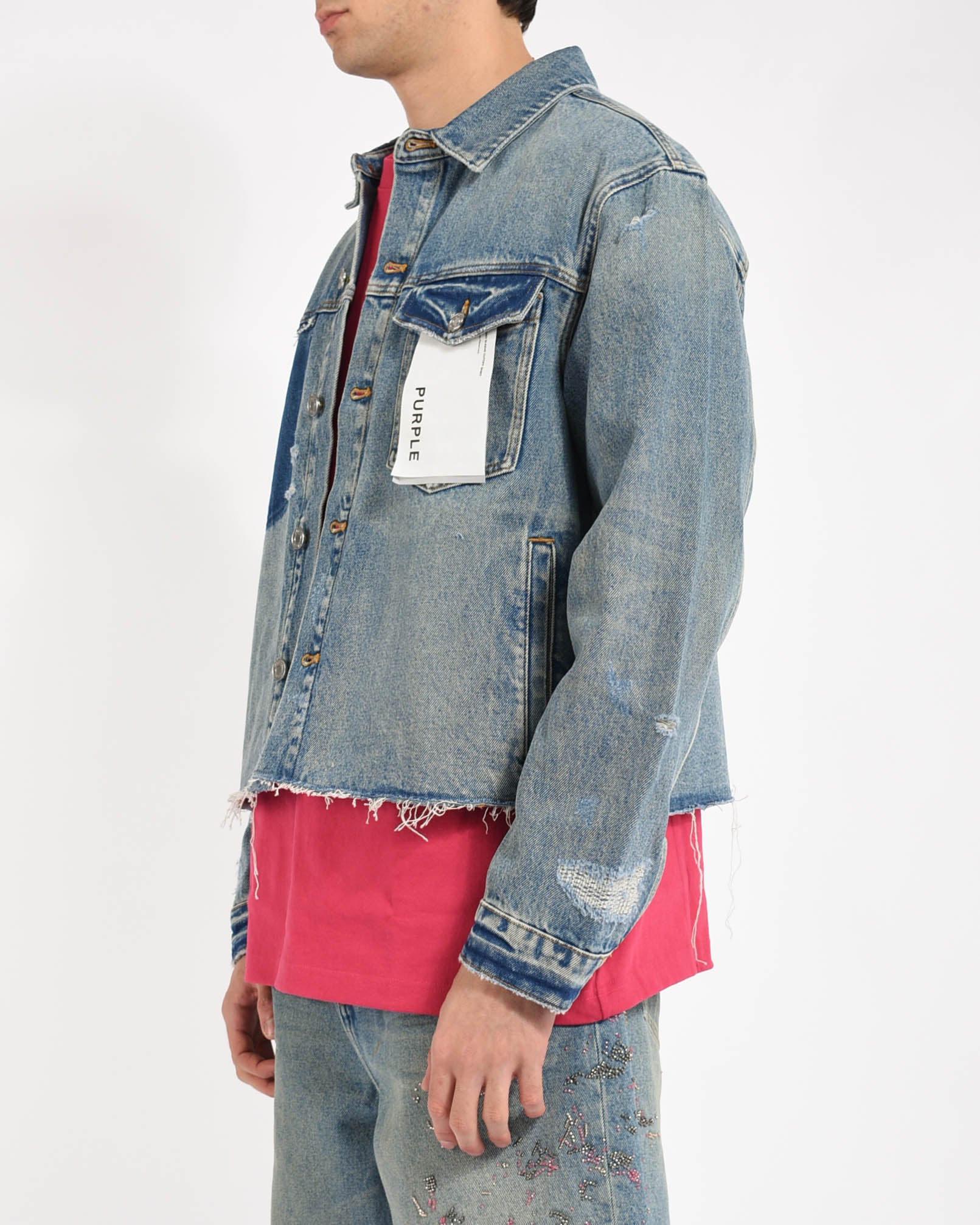 giubbino Distressed Cropped