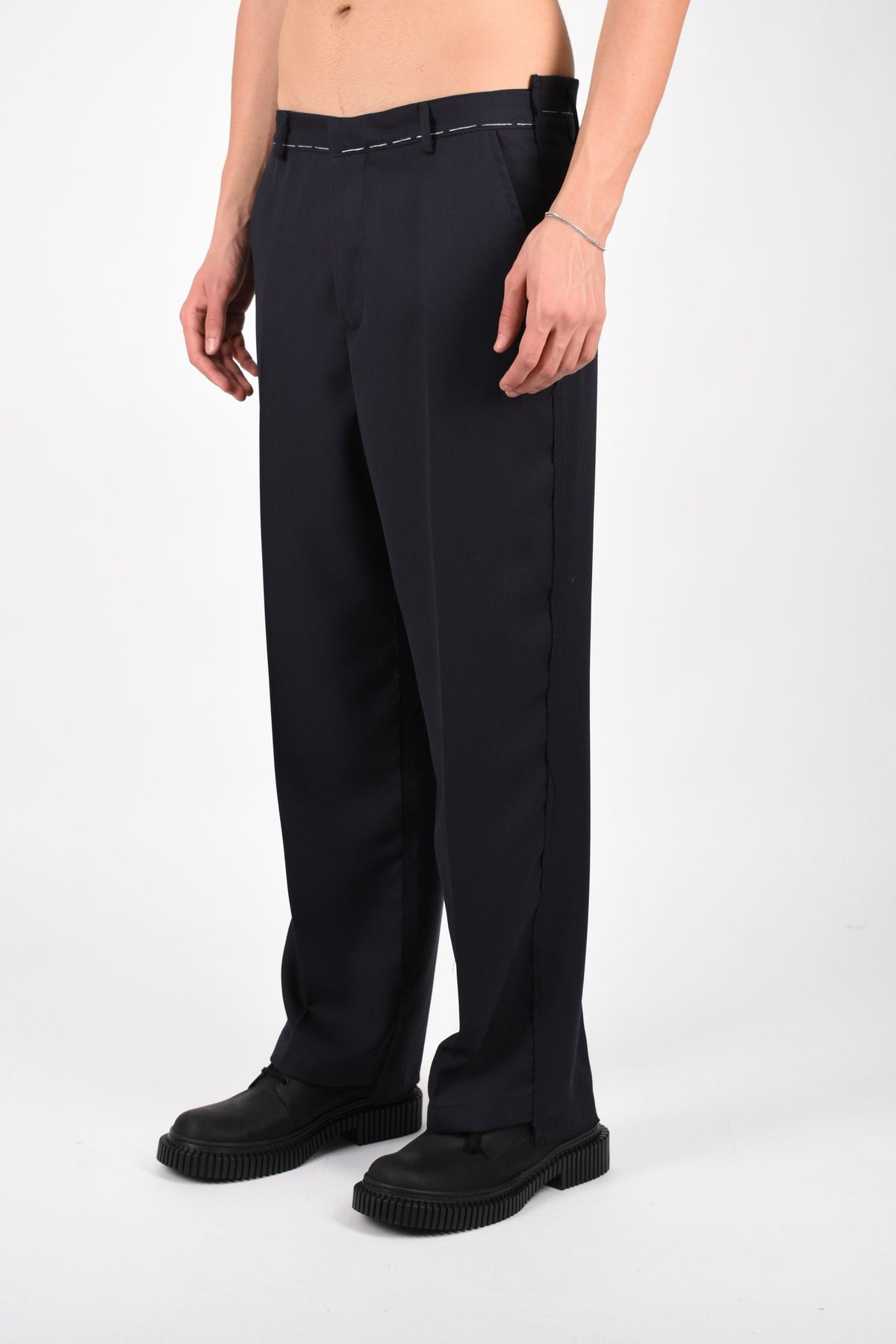 Pantaloni dallas in fresco lana 26F13