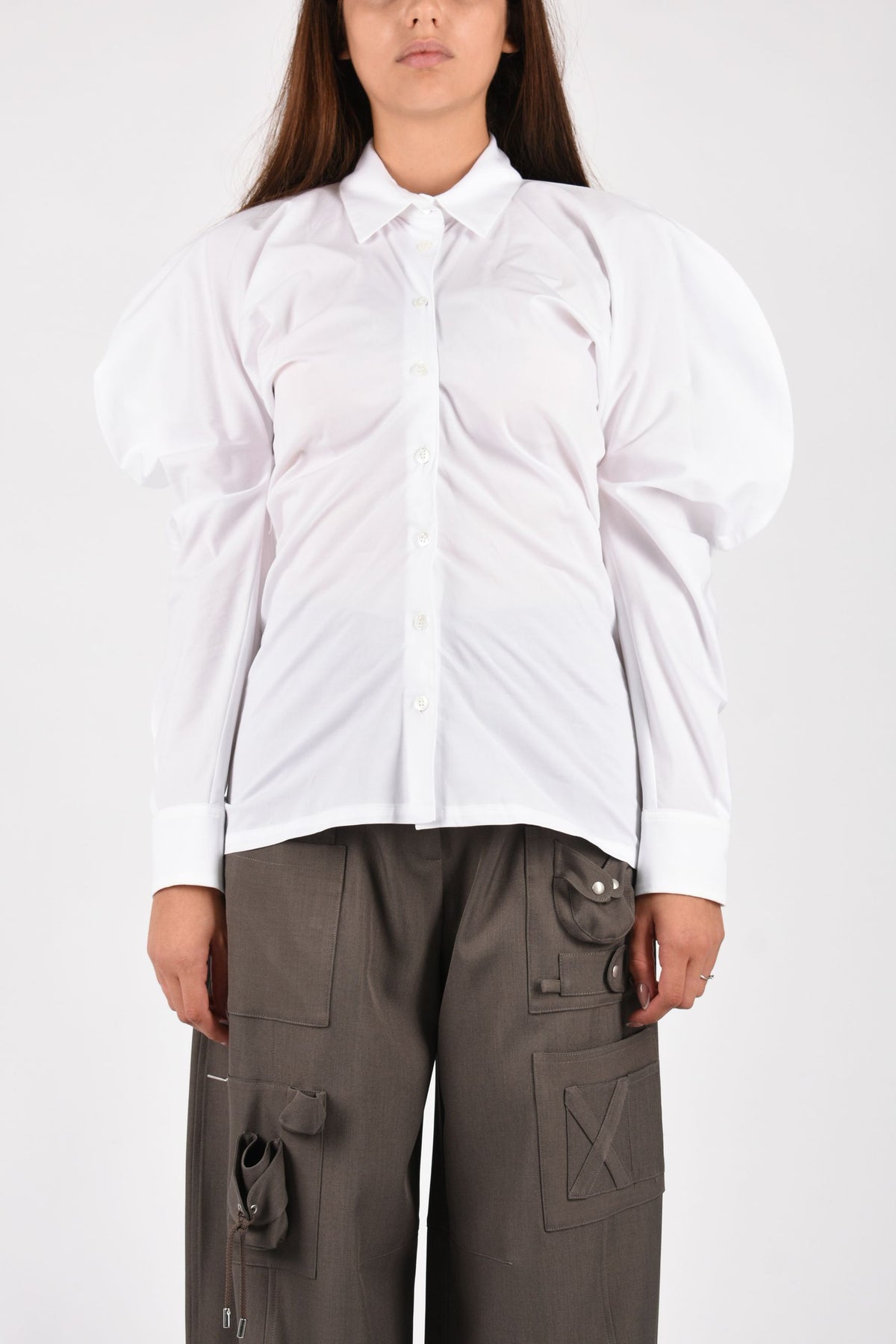 CAMICIA SLIM-FIT IN POPELINE STRETCH M6FAG1