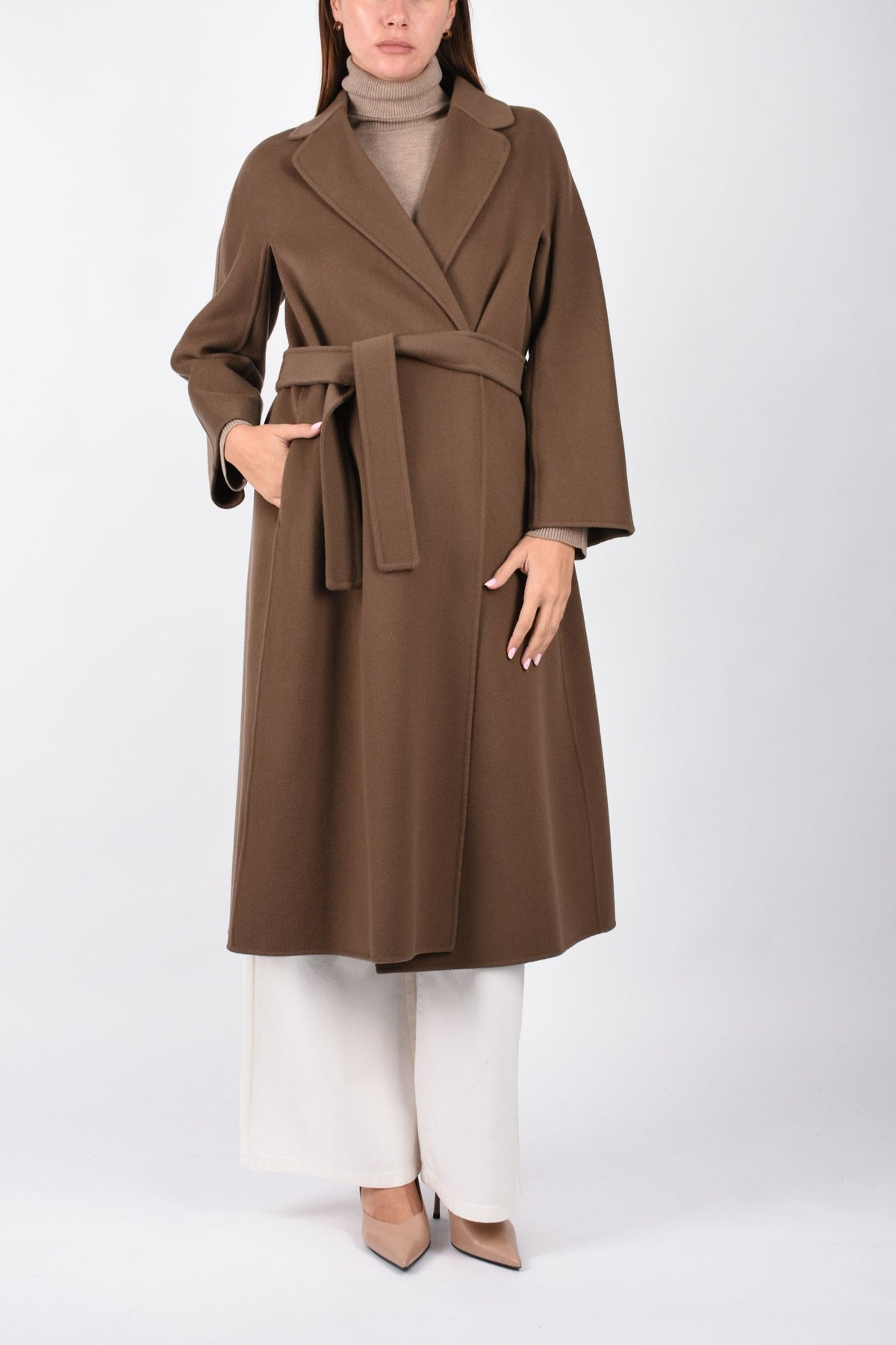 Cappotto midi in drap di lana ESTURIA 2629016101600