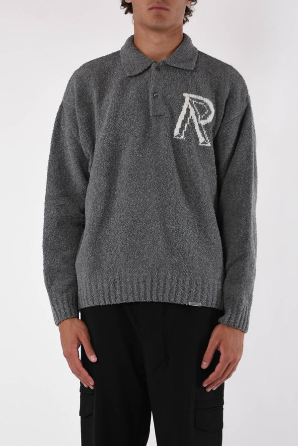 REPRESENT Maglia polo initial boucle