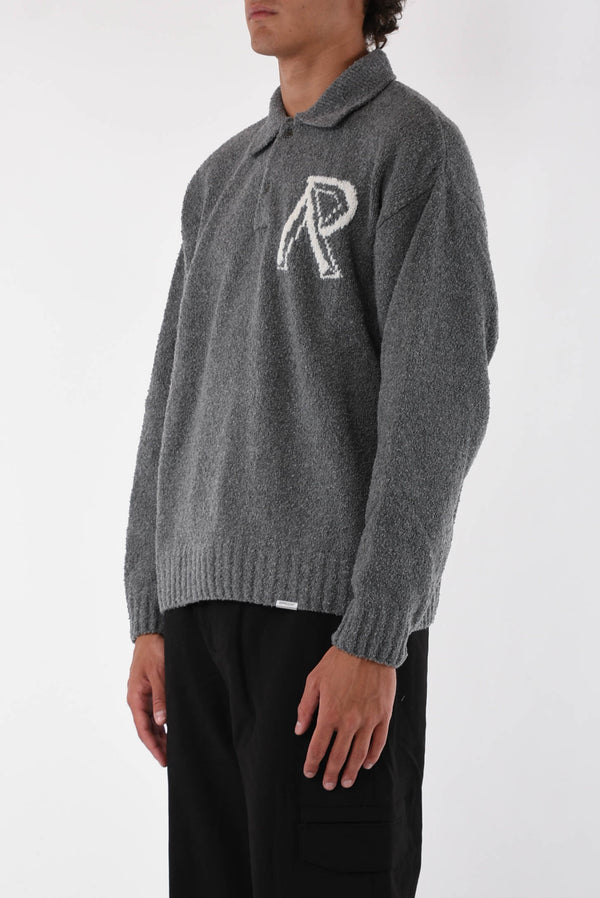 REPRESENT Maglia polo initial boucle