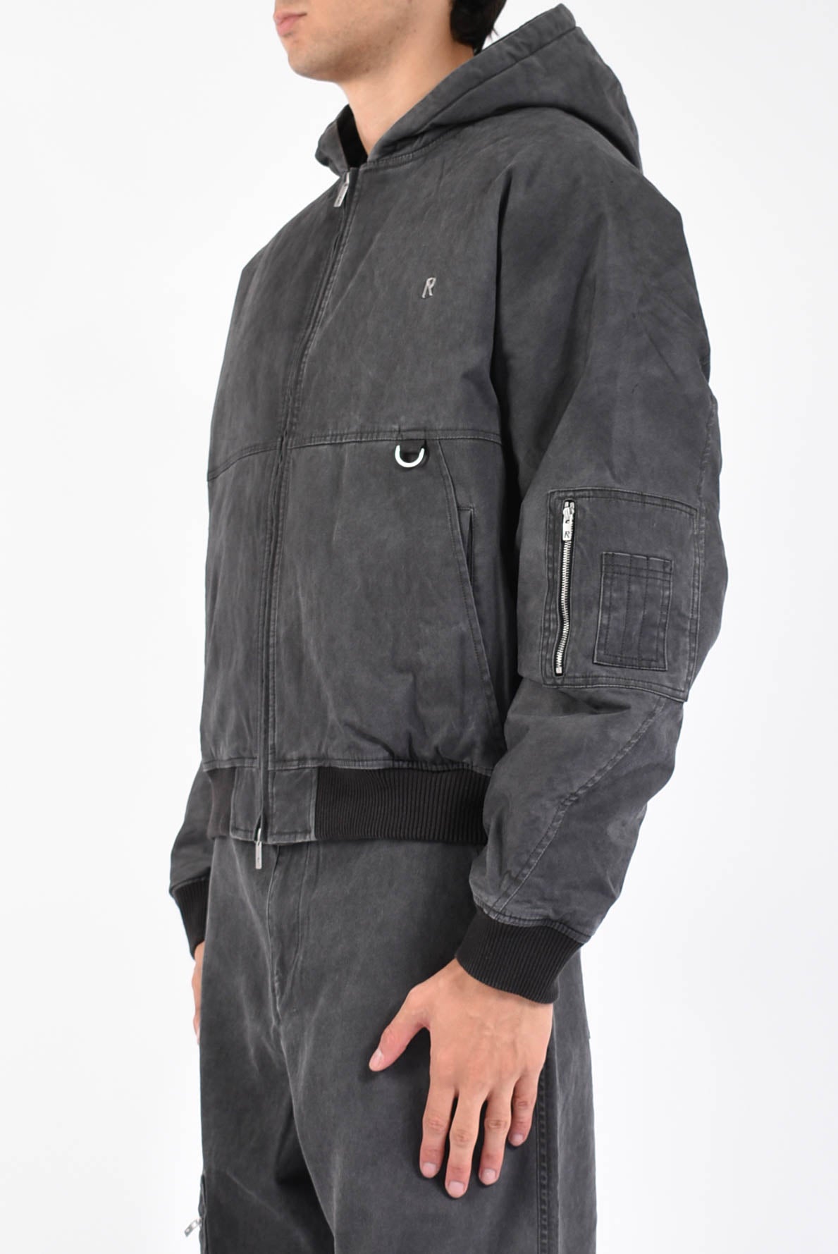giubbino Hooded Bomber
