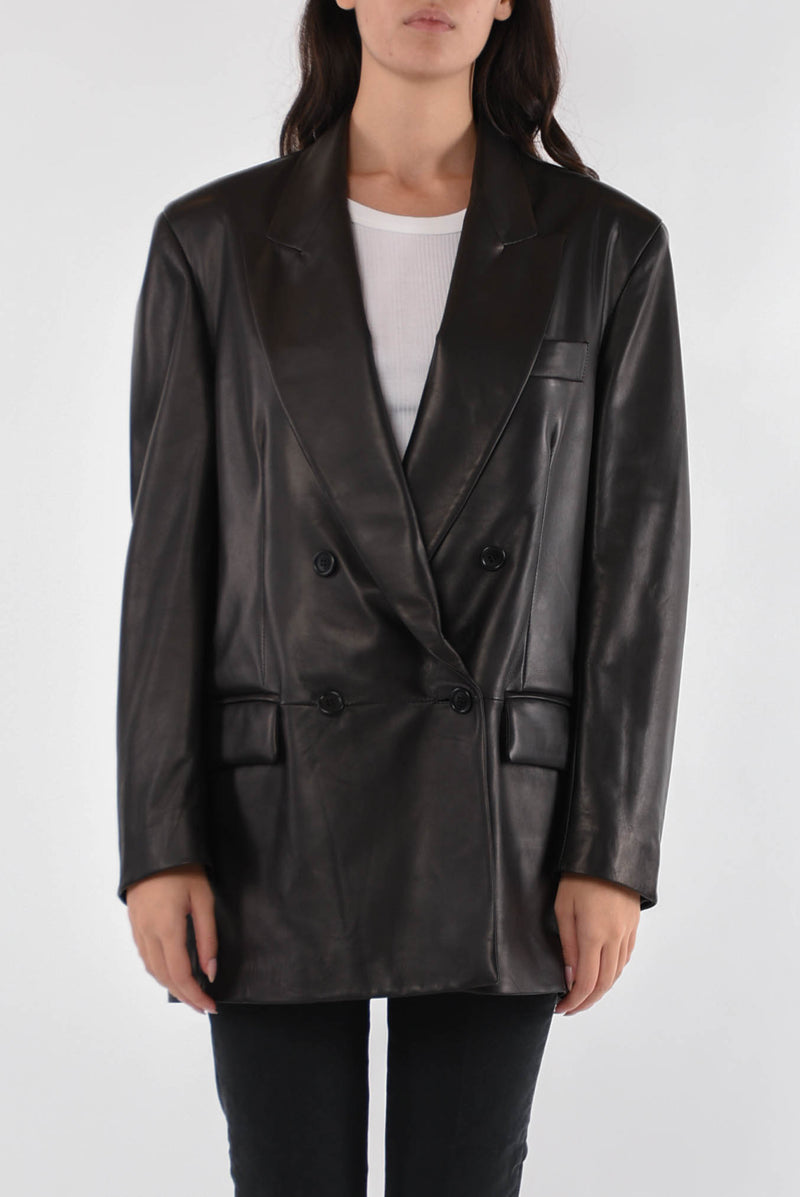 SALVATORE SANTORO giacca in pelle