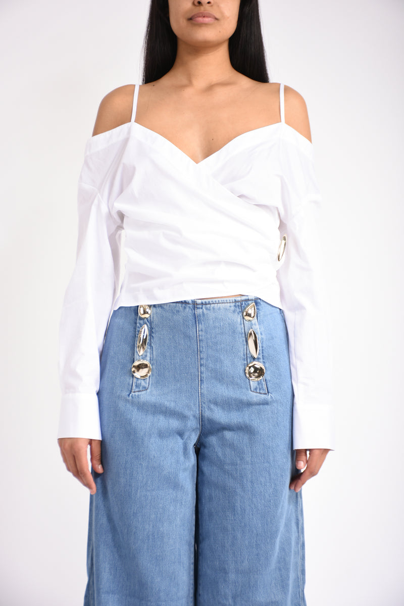 blusa in cotone