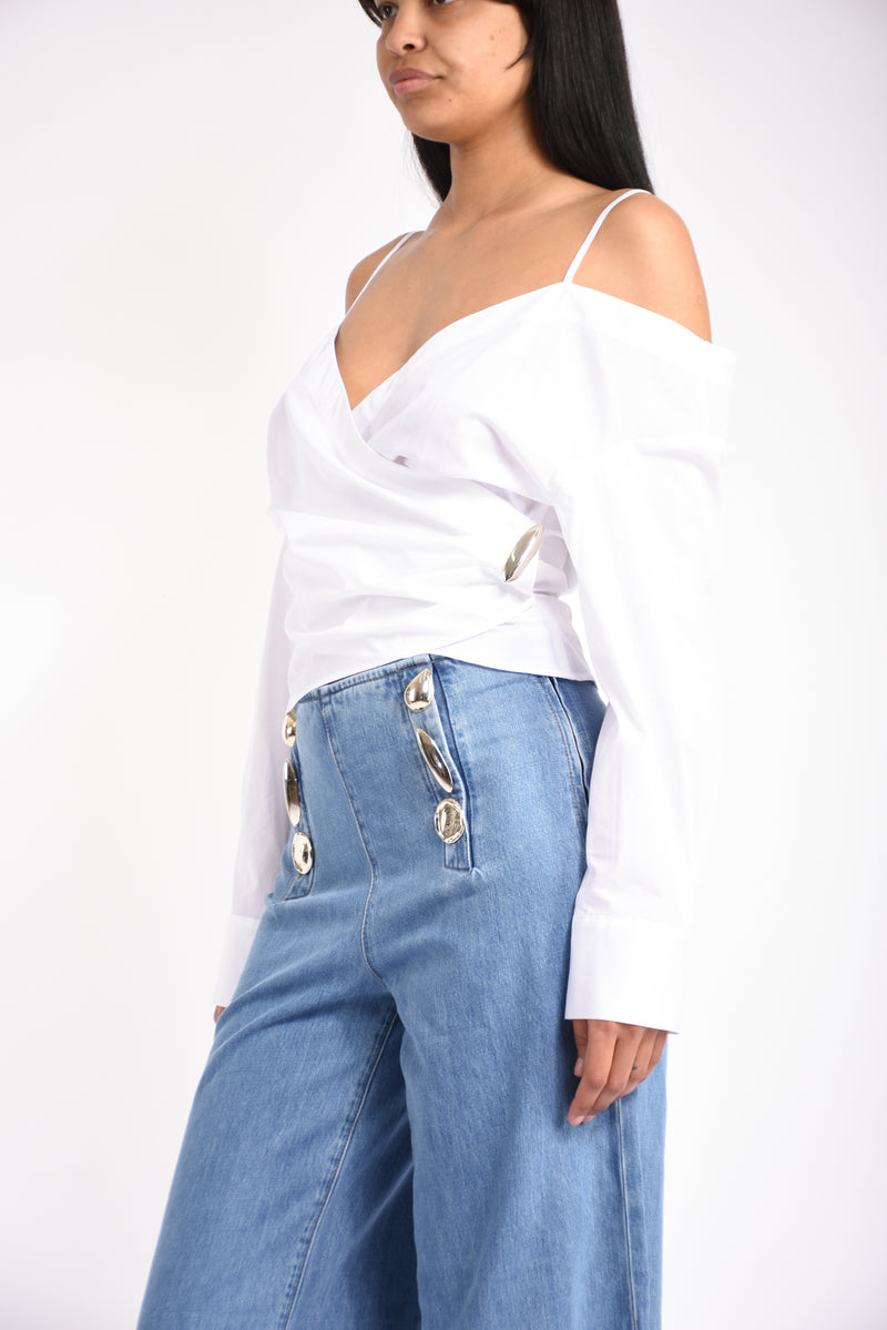blusa in cotone