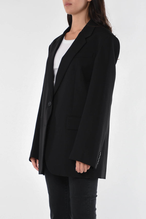 SPORTMAX giacca oversize in lana modello biella