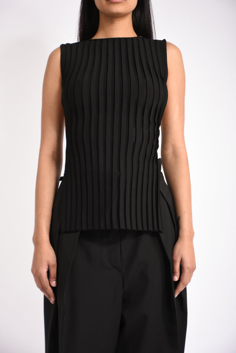 Top in maglia di viscosa stretch drago