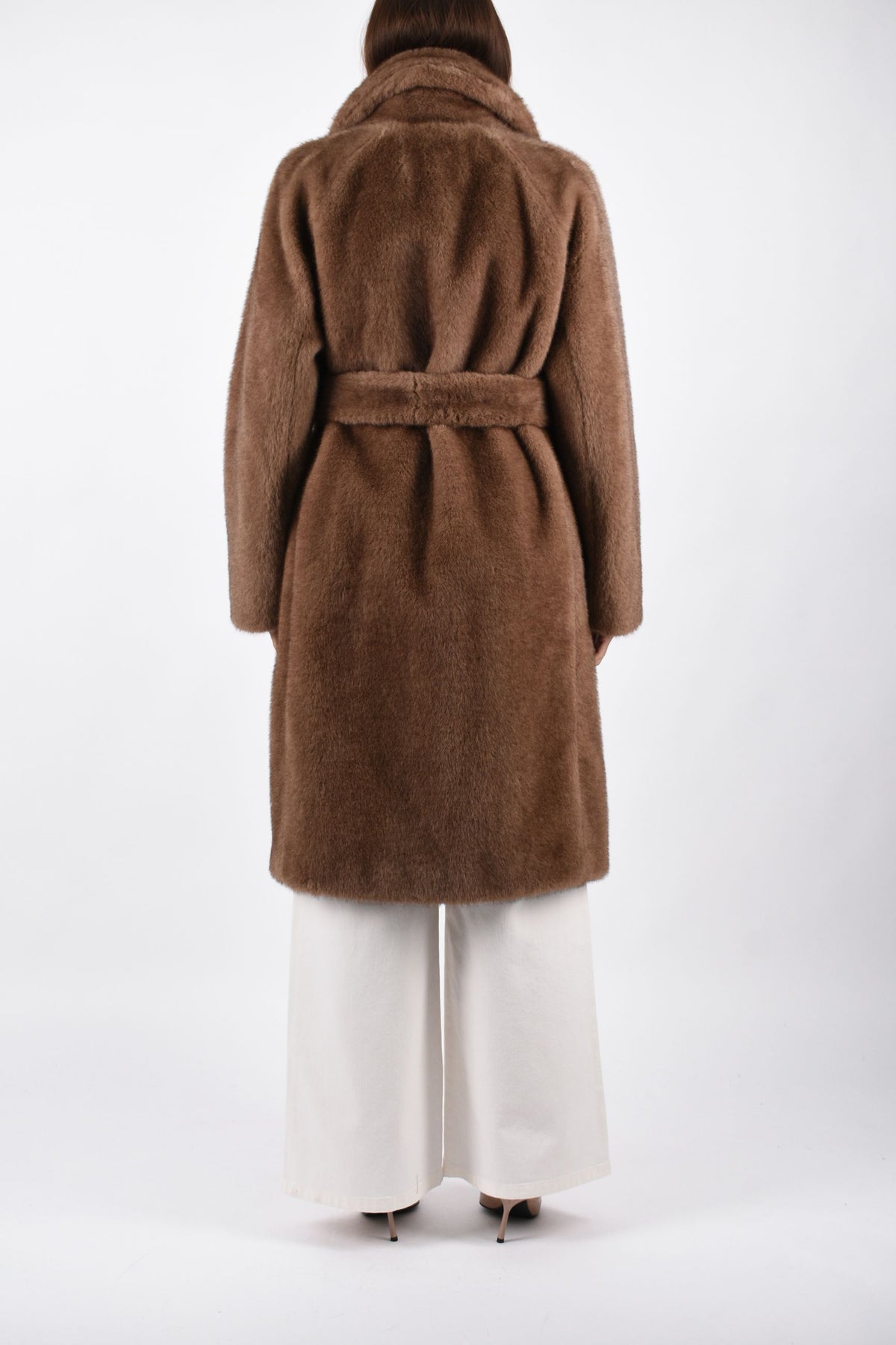 Cappotto a vestaglia dalla texture soffice SMMMISS 2629456033600