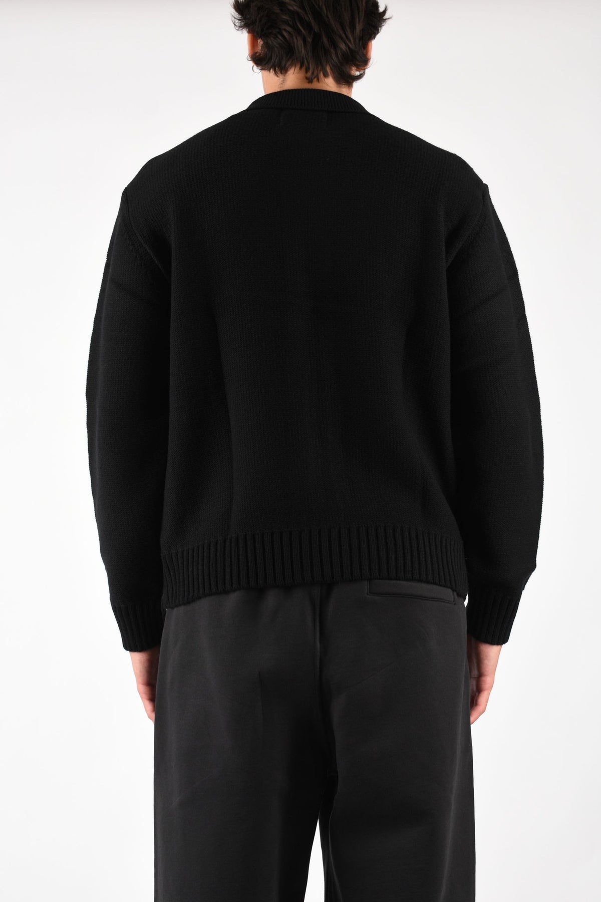 Cardigan stencil zip