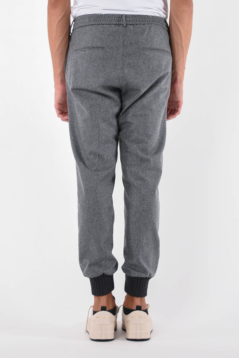 TAGLIATORE Pantaloni jogger in lana