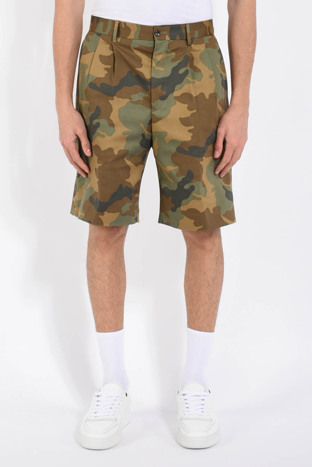 Bermuda camo in cotone