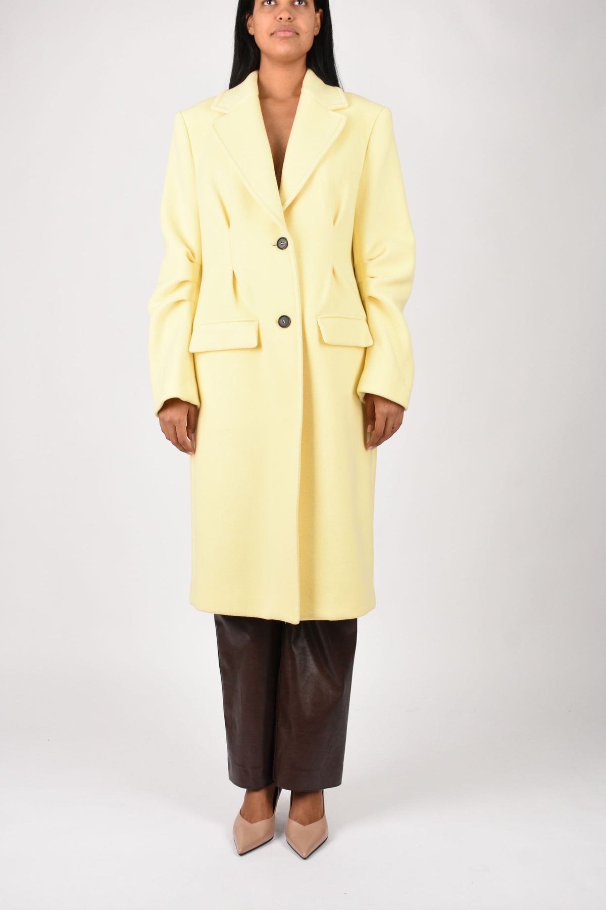 Cappotto monopetto in misto lana 4141MDC03Y267602