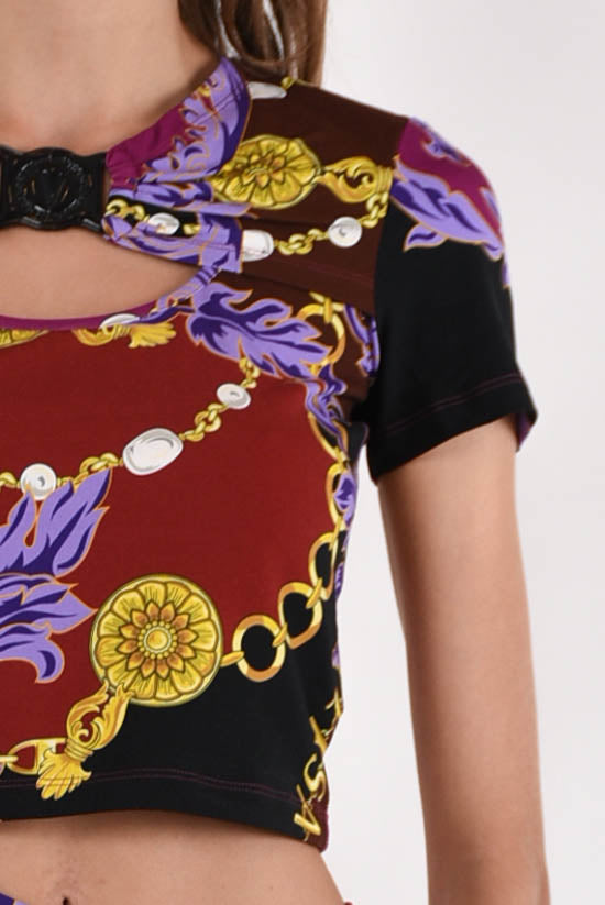 VERSACE JEANS COUTURE crop top