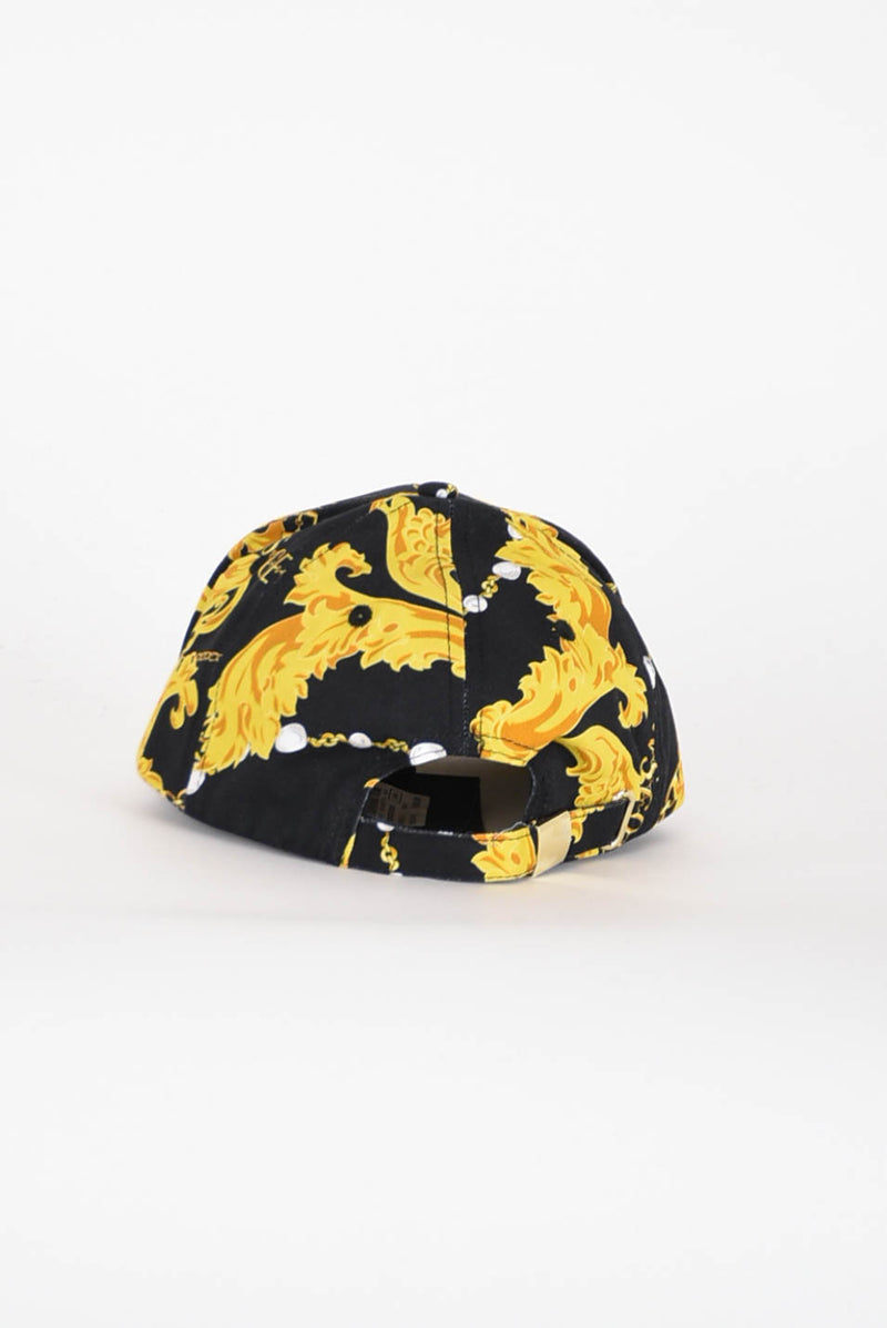 VERSACE JEANS COUTURE Cappello baseball stampa barocca