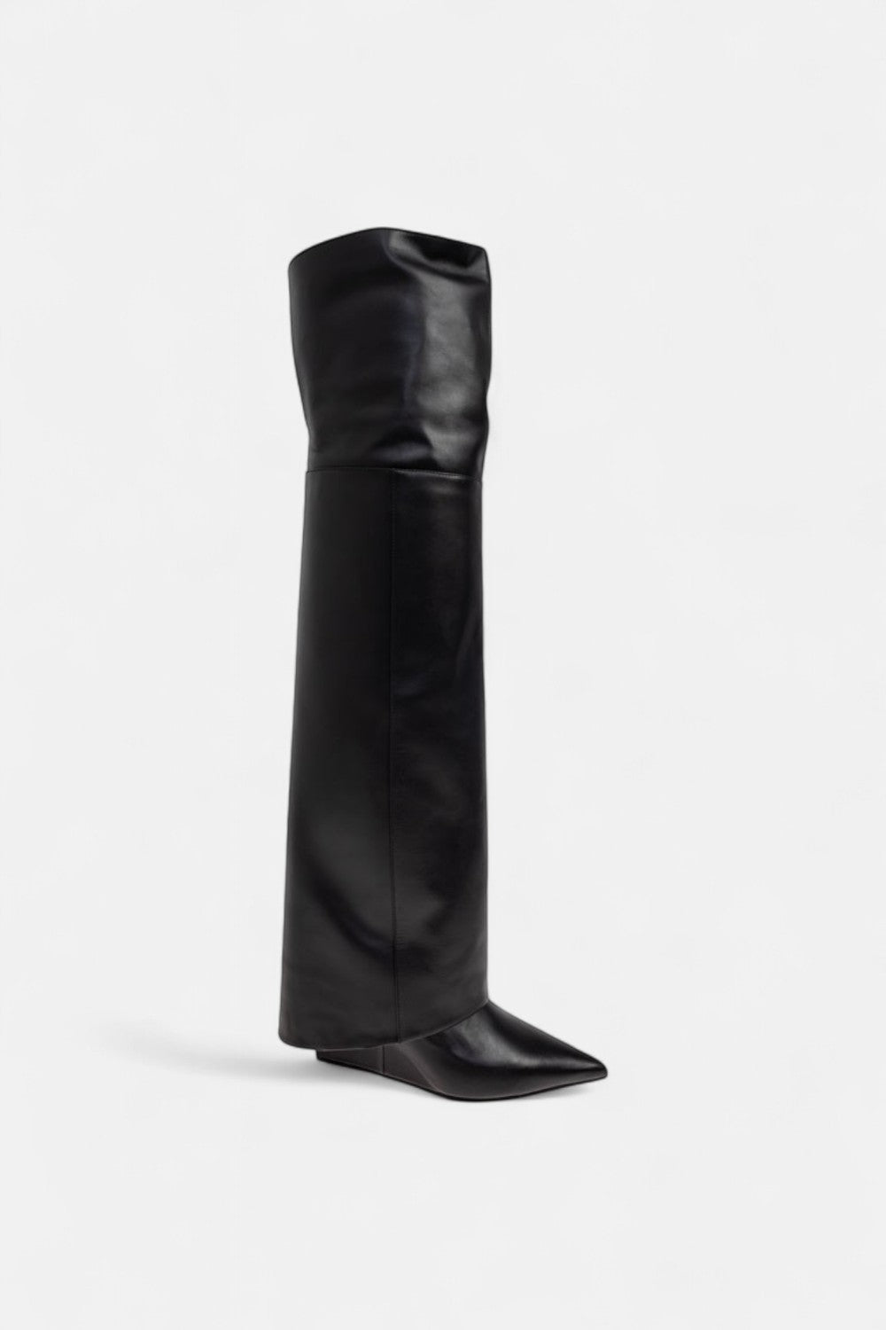 stivali alti in pelle bardo