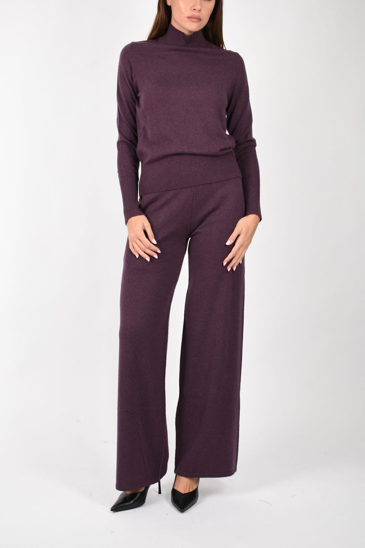 Maglia dolcevita in lana e cashmere 107204A3G1