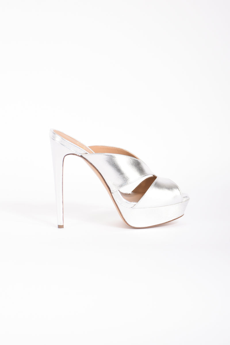 sandali in pelle sirio con plateau