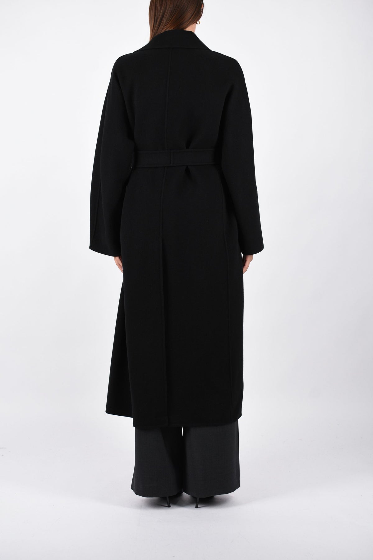 Cappotto lungo a vestaglia in drap di lana  SMMPENELOPE 2629016121600