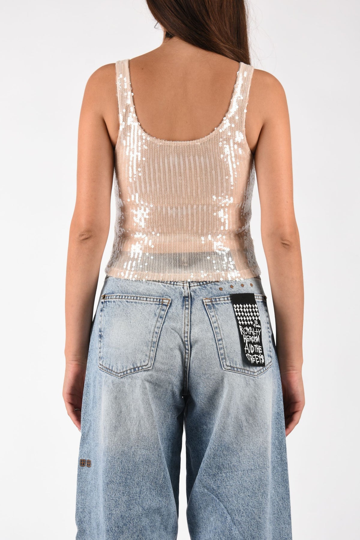 TOP CHLOE TANK NUDE SPARK