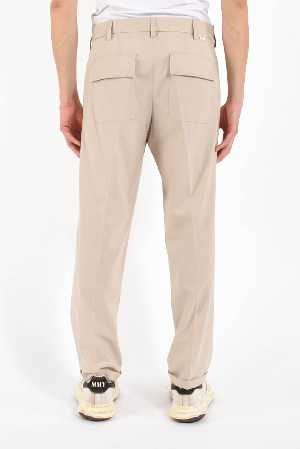 Pantaloni in fresco lana