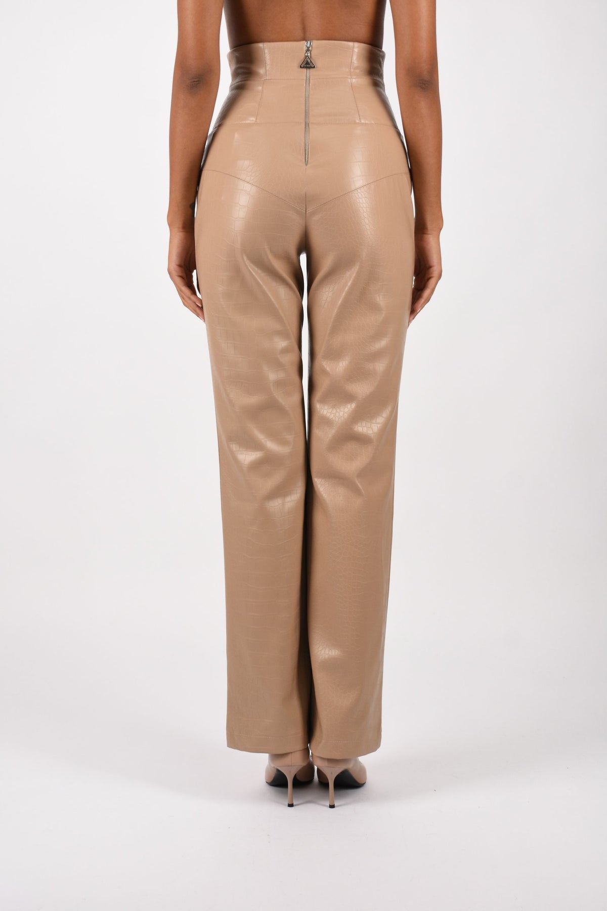 PANTALONI IN ECOPELLE PA256COC